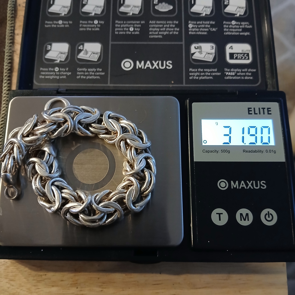 Milor Silver Chain Link Bracelet - Picture 4 of 4